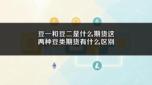 豆一和豆二是什么期货?这两种豆类期货有什么区别?